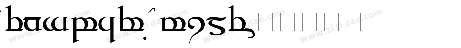 Tengwar Optime字体转换